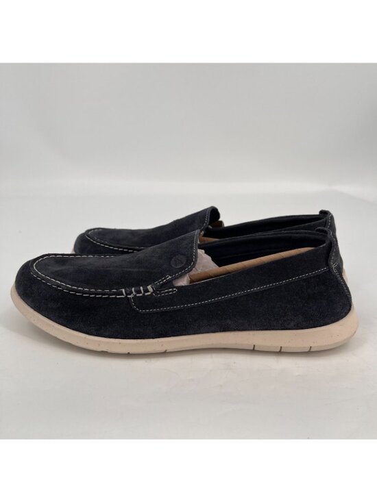 Clarks  Flexway Step Men\'s Suede Shoes Size 9 - Navy - Damage main image 9